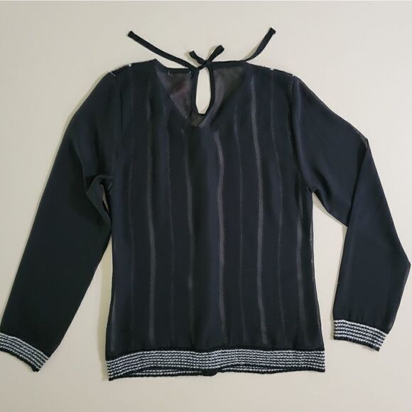 Tulle Anthropologie Women's Knit and Sheer Cardigan - Picture 10 of 10